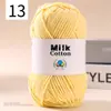 Ovillo de Hilo de Algodón Leche de 5 Hebras DIY Suéter para Muñeca Bufanda Sombrero Hilo de Algodón Algodón Material Transparente Fabricante de Hilo Venta al por Mayor