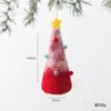 NUCHI Nova Árvore de Natal Mini de Feltro de Lã Transfronteiriça Enfeite de Mesa Decoração de Natal Decoração Pendente de Árvore de Natal
