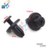 50 piezas sujetadores para parachoques de coche hebilla de plástico de nailon de 6 mm para sujetadores de clip de panel Toyota