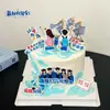 Decoraciones para Pastel de Temporada de Graduación: ¡Nos Graduamos! El futuro es brillante, y el futuro es prometedor. La juventud nunca se desvanece. Adornos de Velero