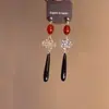 [Estilo Exótico] Brincos de Franja Retrô Étnico de Nicho de Luxo Novos Brincos Chinoiserie Brincos Femininos Exquisitos
