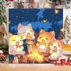 Gatito Lindo con Bufanda Pintura al Óleo Digital para Colorear DIY Interactivo Padre-Hijo Amigable para Principiantes Pintura Decorativa Acrílica