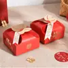 Caixa de Doces 2023 Nova Sacola de Doces de Caqui Caixa de Doces para Casamento Embalagem de Caixa de Presente de Alto Nível Caixa de Doces Suprimentos para Casamento
