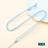 Colar Fino Simples Ajustável Corda Unissex Jade Pingente Jade Marca Ágata Âmbar Clavícula Corda Multicolor