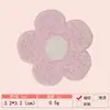 Gancho de Mano de Imitación Color Macarrón Toalla de Imitación Cachemir Tela Bordada Pegatinas para Ropa de Mujer y Niños Parches Decorativos con Flores