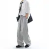 Pantalones Casuales de Rayas Frescas Plegados Estilo Old Money de Fábrica para Hombre Verano Delgados Sueltos Rectos Pantalones para Hombre