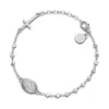 Pulseira de Contas Amazon Cross-Border Fashion com Pingente de Cruz em Aço Inoxidável Pulseira Ajustável para Mulheres