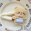 Pinza para el pelo de oso de mantequilla de peluche de dibujos animados, nuevo estilo princesa, pinza lateral, pinza grande BB, accesorio para el pelo, pinza para el pelo, pinza para maquillaje