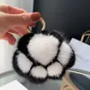 Internet transfronteiriça Explosões vermelhas Imitação de pele de vison Pata de gato Pingente de pelúcia Bolsa Pendurada Chaveiro de carro Presente de Natal personalizado