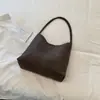 Bolsa de Axila Shuai Mijia Feminina 2026 Outono Nova Retro Nicho Textura Trançada Bolsa de Ombro Único Bolsa Saco para o Trabalho