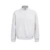 Sudadera de punto pesado con cuello alto y media cremallera CsmyGzx Zerotox con hombrera deconstruida, antiarrugas, para hombre, Primavera