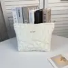 Nueva Bolsa Cosmética de Aspecto Elegante para Mujer, Bolsa Interior para Maquillaje y Productos de Cuidado de la Piel de Cabina, Bolsa de Almacenamiento Simple de Gran Capacidad