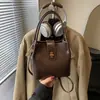 Bolsos Transfronterizos para Mujer 2025 Nuevo Otoño e Invierno Bolsos de Mano de Gama Alta Retro de Lujo Ligero Bolsos Cruzados Versátiles para el Trabajo y los Viajes
