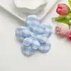 Nuevo Tejido Estilo Coreano Cuadros Flor de Cinco Pétalos Perlas Accesorios DIY Tocados, Bolsos, Zapatos, Calcetines, Ropa Accesorios Semi-Terminados