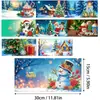 Tarjetas de Felicitación Navideñas Populares Transfronterizas Multiserie Hechas a Mano con Diamantes Juego de 9 Piezas con Sobres Pegatina de Diamante Dibujos Animados Juego de 6 Piezas