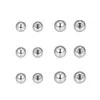 Tapones para Orejas de Acero de Titanio, Aretes, Tapones Traseros, Tapones de Hélice para Hélice del Hueso de la Oreja, Tapones de Bola Roscados, Tapones para Orejas, Accesorios para Orejas Anticaída