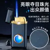 Nuevo Producto Hf719 Encendedor a Prueba de Viento de Inyección Directa con Llama Azul Transparente, Portátil para Uso en Exteriores, Elegante y Duradero, Ideal como Regalo para Amigos