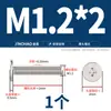 Tornillos de Cabeza Plana Delgada niquelados, de Forma Delgada, de Borde Delgado, Cabeza Plana Grande, Cabeza Plana Negra, Tornillos Phillips, Cabeza Plana M2M3M4M5M6