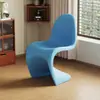 Silla Panton, silla de comedor moderna para el hogar, mesa y sillas de comedor minimalistas nórdicas para restaurante, silla de reunión de diseño moderno de alta gama para hotel