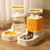 Dispensador de Comida y Agua Grande Antideslizante No Eléctrico para Perros Gatos Cachorros Gatitos Alimentación Bebida Interior Exterior Hogar Apartamento