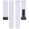 Adequado para Samsung Huawei Jiaming Huami Padrão Diamante Dobrável Fivela Magnética Pulseira de Silicone 18/20/22mm Pulseira