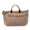 Bolsa de Ombro Transfronteiriça 2026, Bolsa Nova Estilo Moda Comércio Exterior, Bolsa de Mão de Veludo de Grande Capacidade, Bolsa Simples Casual para Estudo