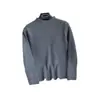 Suéter de cuello medio suave Nuo para mujer otoño e invierno Nuevo jersey ajustado de manga larga top para usar debajo de cuello medio
