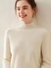 Suéter de Cachemira Suave y Cera de Cuello Alto para Mujer, Grueso, Color Sólido, Holgado Casual, Hombro Raglán, Otoño e Invierno, Nueva Camiseta Base
