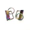Venta al por mayor de fábrica clip de cola de siete colores para bolsa, clip de cola de cinta para teléfono móvil, accesorios de bordado de fieltro, clip de cola colgante, calidad eléctrica colgante