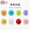 Pendientes de Titanio Aleación F136 Nido de Pájaro Picadura de Araña Circonita 5A Tachuelas para Oreja Hueso del Oído Joyería para Piercings de Aleación de Titanio Venta Directa de Fábrica