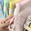 Bolsa de documentos portátil na cor macaron, bolsa de livros para estudantes, bolsa transparente com zíper de alta aparência para armazenamento de livros e provas
