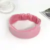 Faixa de Cabeça de Veludo de Algodão Europeia e Americana Transfronteiriça para Lavar o Rosto Simples Faixa Esportiva Pulseira de Cabeça Acessórios de Cabelo Fabricante