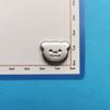 Letra Colorida Galvanizada Borboleta Coração de Pêssego Urso Acessórios de Plástico Capa de Celular DIY Abertura para Presilha Joia para Sapatos Patch