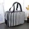 Bolsa de aseo rayada de gran capacidad, cesta de baño, bolsa de baño, bolsa de baño, bolsa de almacenamiento para viajes al aire libre para hombres y mujeres, cesta de baño, bolsa de baño