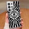 Diseño Creativo de Ojo de Ola Adecuado para Samsung S25U Funda de Teléfono Magnética Transparente Magsafe S24+ Funda Anticaídas para Teléfono