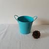 Novo Vaso de Flor de Lata Criativo Multicolorido Porta-Canetas Balde de Batata Frita Balde de Armazenamento para Mesa de Escritório Balde de Armazenamento para Pincéis de Maquiagem Pêndulo