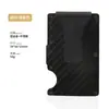 Cartera Portafolio de Fibra de Carbono Más Vendido Transfronterizo Portatarjetas Antirrobo Rfid Clip para Tarjetas de Fibra de Carbono Cartera Portátil con Múltiples Ranuras para Tarjetas