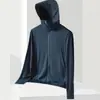 Ropa de Protección Solar de Seda Helada de Verano para Hombres y Mujeres, Nueva Ropa de Protección Solar Delgada Transpirable de Comercio Exterior, Chaquetas para Ciclismo al Aire Libre, Viajes y Pesca