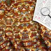 Tela Estampada Digital Estilo Palacio Retro Nuevo Estilo Nacional Chino Brocado Material de Algodón para Vestidos Qipao, Blusas y Hanfu