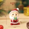 Adornos pequeños de Papá Noel para Navidad, regalos navideños, artesanías de resina, decoración, manualidades al por mayor.