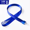 Lanyard con permiso de trabajo aleación de aluminio gancho transparente cuerda para insignia lanyard tarjeta de identificación de empleado se puede imprimir logo especial para exposiciones