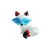 Adornos de cristal Zibo Pure hechos a mano con forma de zorrito adorable para escritorio, coche o cualquier otro uso. Regalos y regalos.