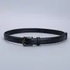 Cinturón Delgado Nuevo para Mujer Hebilla de Pin Cinturón de Cuero de Alta Gama Cuero Vacuno Puro para Mujer Combinación con Todo Estilo Simple Cinturón para Vestido de Mezclilla Pantalón