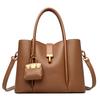 Bolsa de ombro feminina transfronteiriça, elegante e moderna, bolsa de mãe, bolsa de mão de alta capacidade, bolsa transversal para viagem