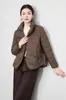 2514204-90 Plumón de pato blanco Chaqueta corta de plumón Cortavientos Cálida Resistente Uso pesado Acolchada con forma especial Otoño e Invierno Nuevo estilo Mujer