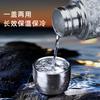 Taza Termo de Titanio Puro Shuiyisheng Taza de Titanio de Doble Capa Taza para Té Estofado Taza de Agua para Hombres y Mujeres Portátil con Filtro para Té Gran Capacidad Gama Alta