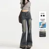 Jeans de Tiro Alto Acampanados para Mujer, Tendencia Verano 2026, Estilo Nuevo Versátil, Pantalones Versátiles que Adelgazan, Estilo Bootcut, Largos hasta el Suelo