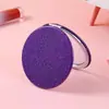 Espejo de Maquillaje Plegable Espejo de Maquillaje Portátil Niñas Lindo Simple Redondo Portátil para el Hogar Doble Uso Espejo Plegable