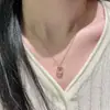 Colar Coração Pulsante, Exquisito, De Alta Qualidade, Versátil, Estiloso, Moderno, Corrente de Clavícula Novo Estilo