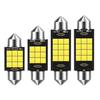 Lâmpada LED para carro, decodificação de luz dupla, canbus 36MM 3030 12SMD, luz de teto, luz de placa de licença